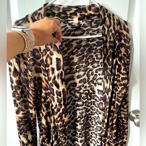 Cheetah cardigan
